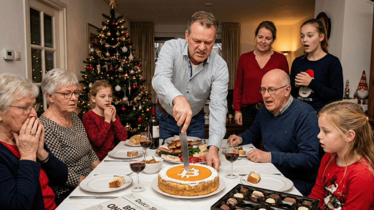 Guide pour le repas de Noël : 5 idées reçues sur Bitcoin démystifiées Niet te stocky. Meerdere mensen in beeld. Moet bruikbaar zijn voor editorial use