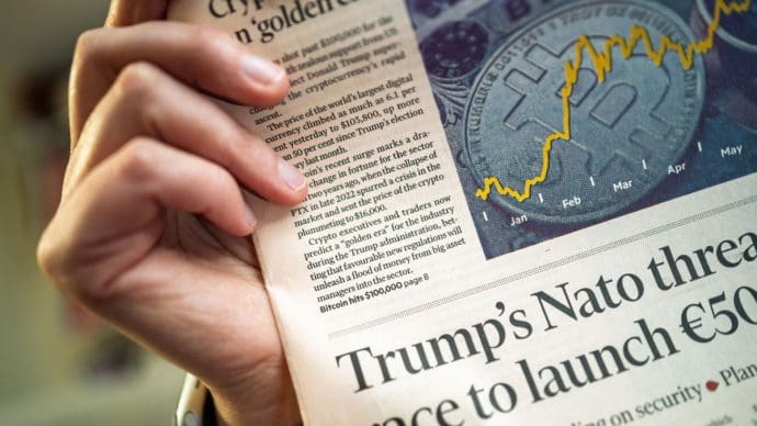 Récap crypto : bitcoin en hausse, tensions autour du projet crypto Trump et vol de 146 millions d’euros